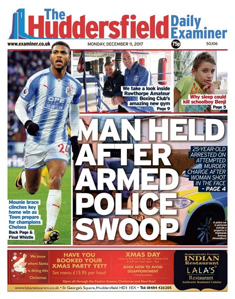 huddersfield town newsnow|hudds examiner obituaries.